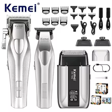 Máquina de Corte de Cabelo Kemei Profissional Thumbnail 1