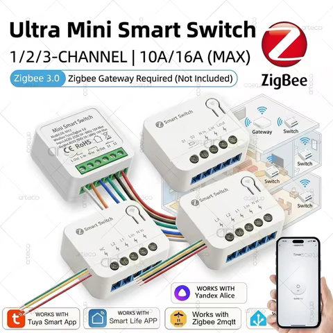 Interruptor Zigbee Inteligente DIY