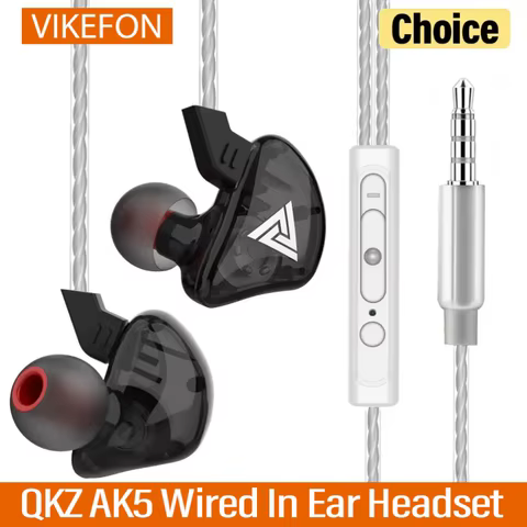 Fone QKZ CK5 HiFi com Cabo