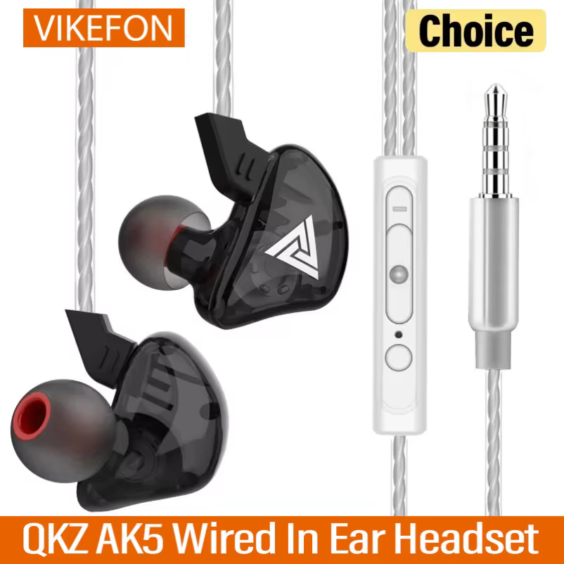 Fone QKZ CK5 HiFi com Cabo