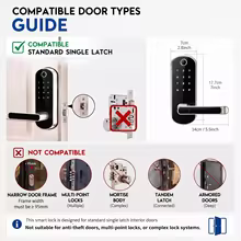 Smart Lock Fingerprint WiFi NFC Thumbnail 3