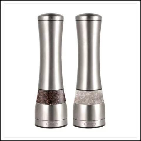 Kit Moedor Sal e Pimenta Aço Inox