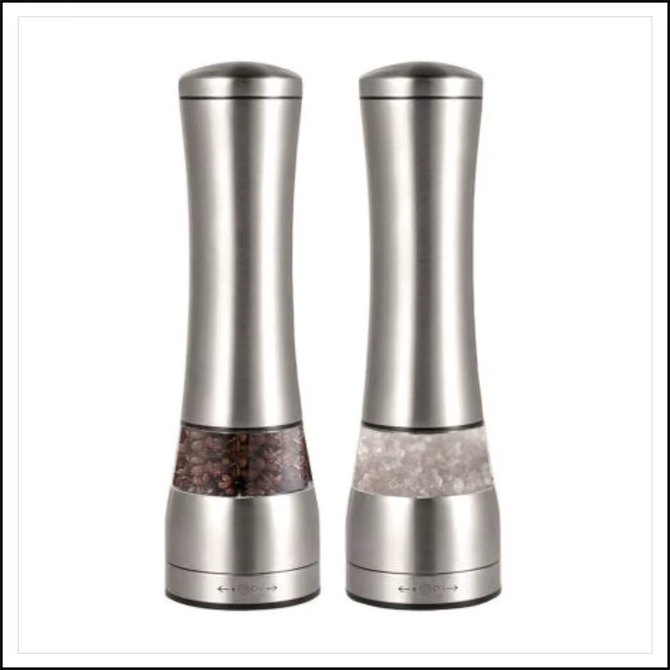 Kit Moedor Sal e Pimenta Aço Inox