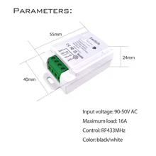 Interruptor Sem Fio RF 433MHz Thumbnail 3