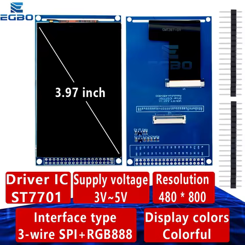 Tela LCD TFT 3.97" ST7701