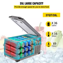 Geladeira Portátil 32L-52L Compressor Thumbnail 2