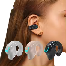 Fone Bluetooth TWS com Clipe e Condução Óssea Thumbnail 1