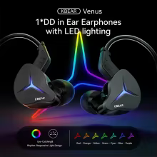 KBEAR Venus DD Fones LED USB-C Thumbnail 1