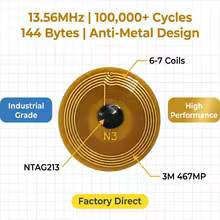 Etiqueta NFC Mini NTAG213 12mm Thumbnail 4