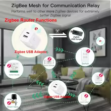 Adaptador Inteligente Zigbee USB Tipo C Duplo Thumbnail 4