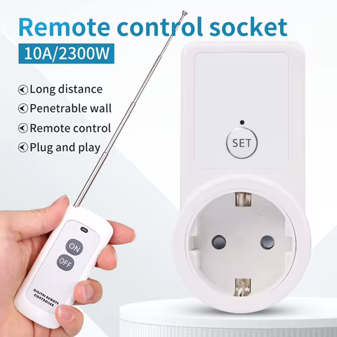 Tomada Inteligente Controle Remoto 433MHz
