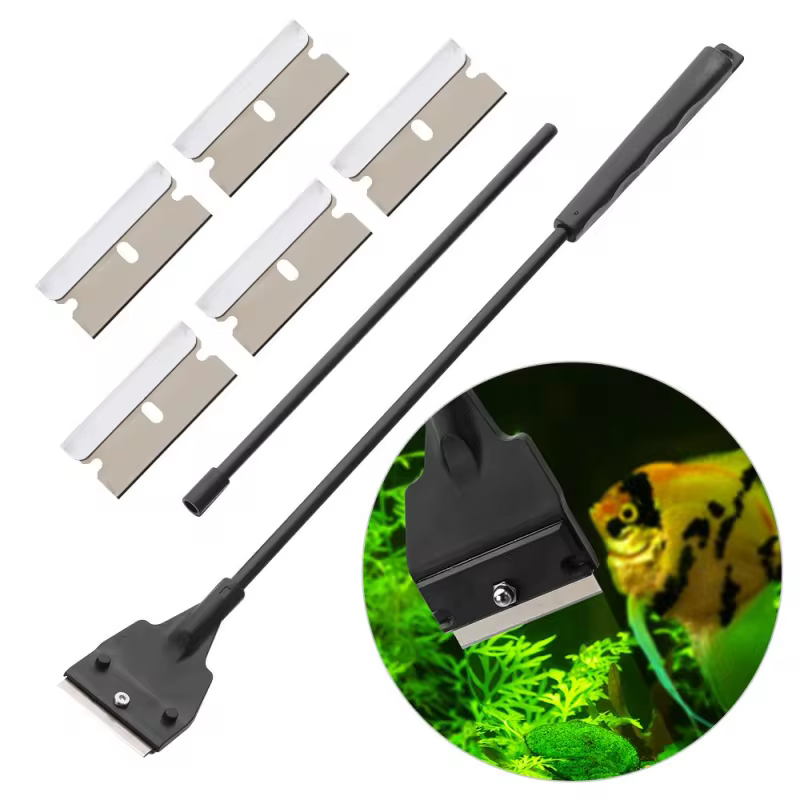 Kit Limpeza Aquário Espátula
