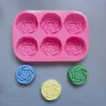 Molde de Silicone 6 Buracos Thumbnail 4