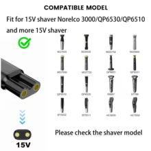 Adaptador Carregamento Tipo-C 15V Philips OneBlade Thumbnail 2