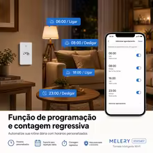 Tomada Inteligente Wi-Fi Melery 20A Thumbnail 6