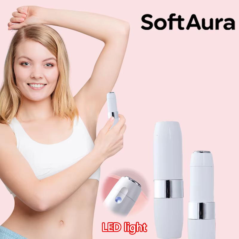 Depilador Elétrico SoftAura Facial e Corporal