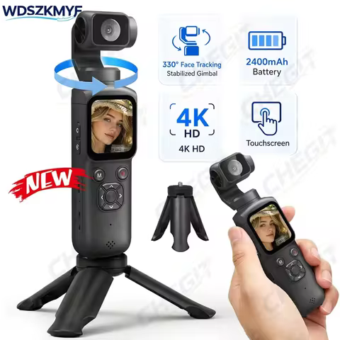 Câmera de Ação 4K com Rastreamento Facial