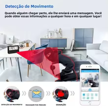 Câmera WiFi 4K HD Mini Thumbnail 4
