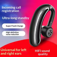 Fone Bluetooth Orelha Única IPX7 WAKAILONG Thumbnail 1