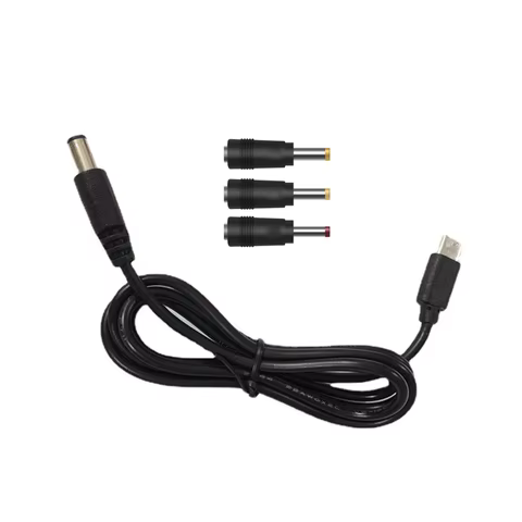 Cabo USB-C PD 12V com Adaptadores DC