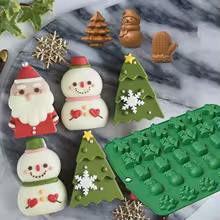 Moldes de Silicone de Natal 30 Cavidades Thumbnail 4