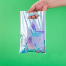 Saco de Presente Sereia Roxo Azul Thumbnail 5