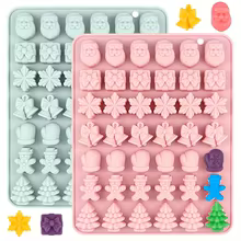 Molde de Silicone de Natal para Chocolate Thumbnail 2