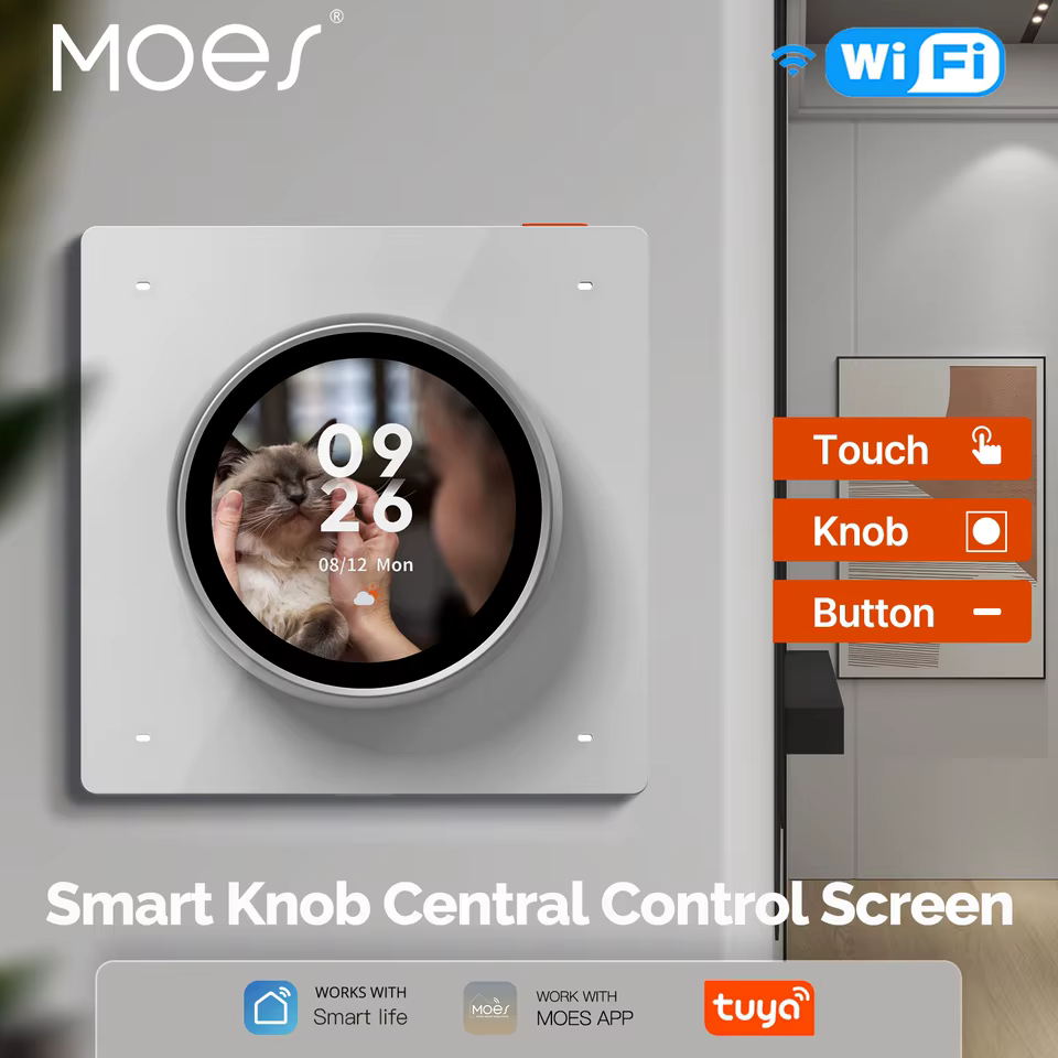 Moes Knob Inteligente WiFi com Tela