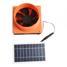 Ventilador Solar 10W 12V Kit Completo Thumbnail 2