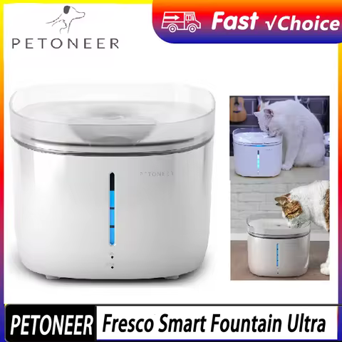 Fonte de Água Inteligente Petoneer Fresco Ultra