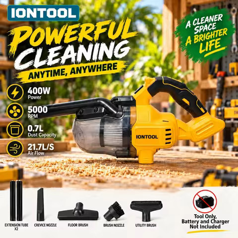 Aspirador Portátil IONTOOL 18V