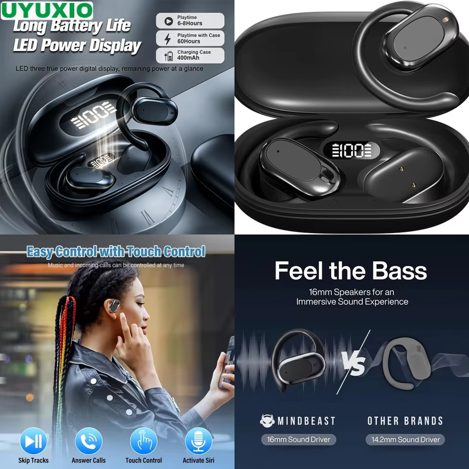 Headphone Bluetooth Aberto 90°
