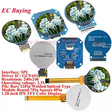 Display LCD TFT 1.28" 240x240 SPI GC9A01 Thumbnail 1