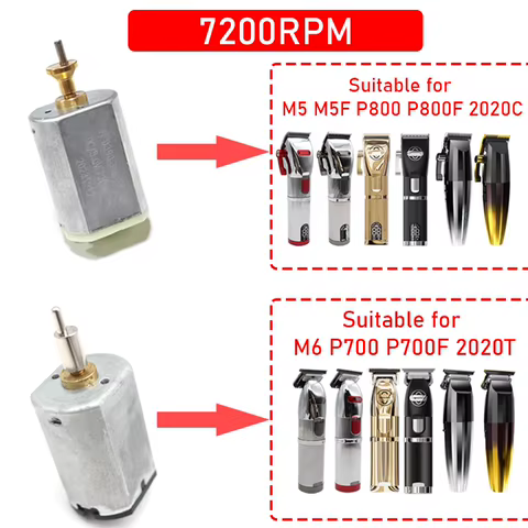 Motor Máquina de Cortar Cabelo 7200 RPM