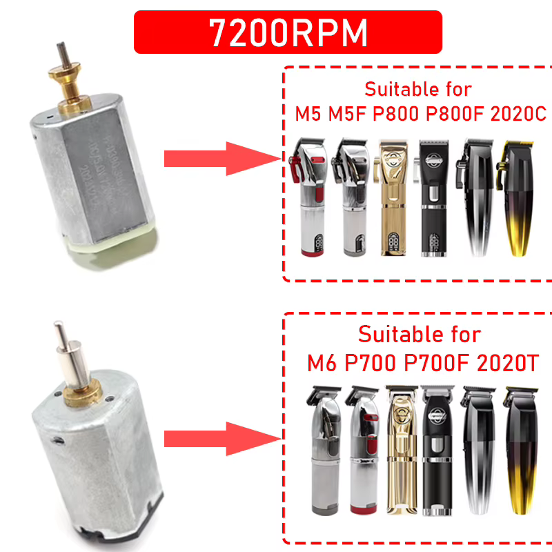 Motor Máquina de Cortar Cabelo 7200 RPM