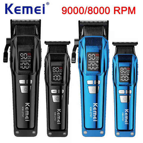 Kemei KM-2797 Máquina de Cortar Cabelo Sem Fio
