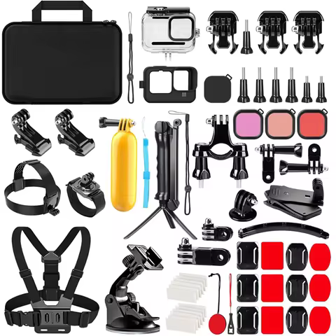 Kit Acessórios Câmera Ação 60 em 1