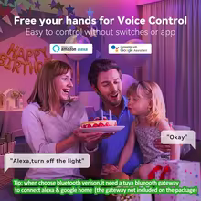 Lâmpada LED Inteligente Tuya RGB WiFi Bluetooth Thumbnail 3
