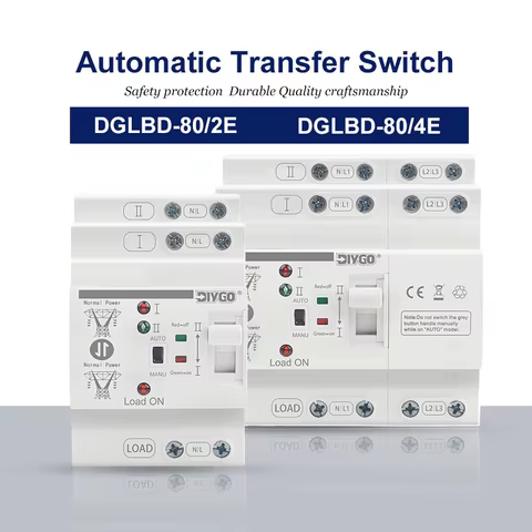 Chave ATS Automática 80A 220V/110V