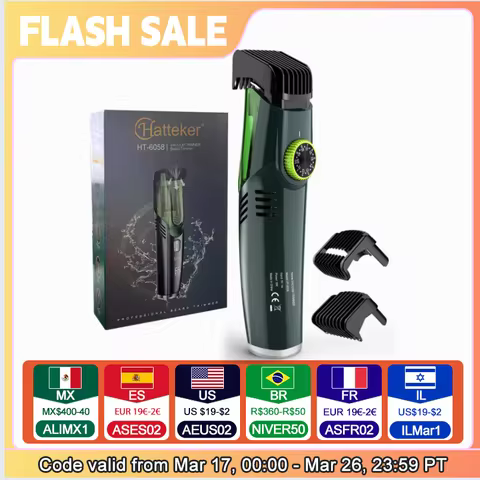 Aparador de Barba Sem Fio