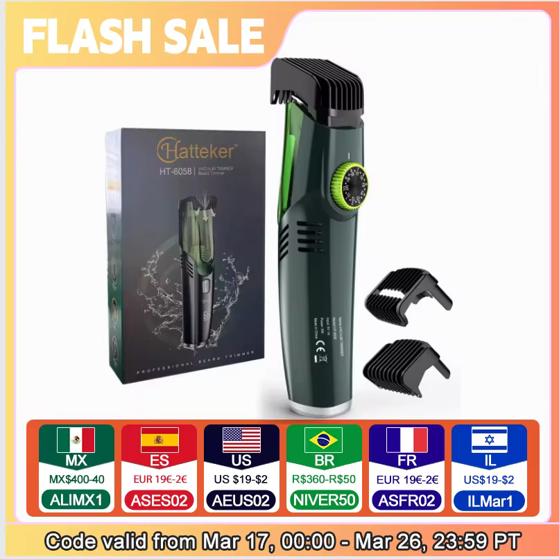 Aparador de Barba Sem Fio