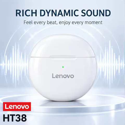 Lenovo HT38 TWS Fones Bluetooth