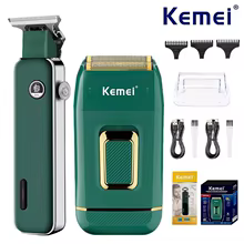 Kit de Corte de Cabelo Kemei KM-5098 e KM-2031 Thumbnail 1
