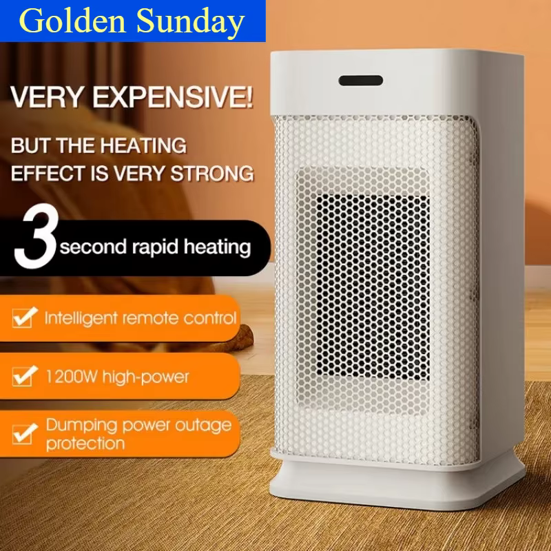 Aquecedor Elétrico Portátil GoldenSunday