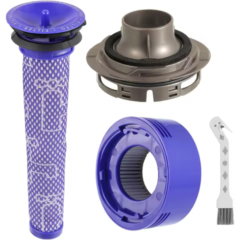 Kit Filtro e Tampa Motor Dyson V8 V7