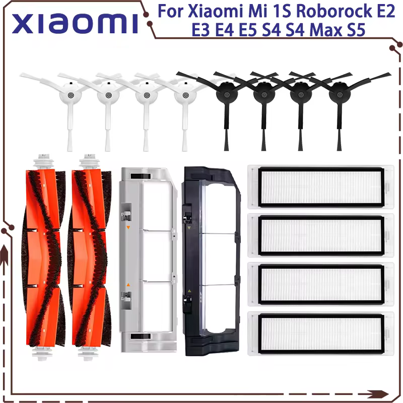 Escovas de Reposição para Robô Aspirador Xiaomi e Roborock