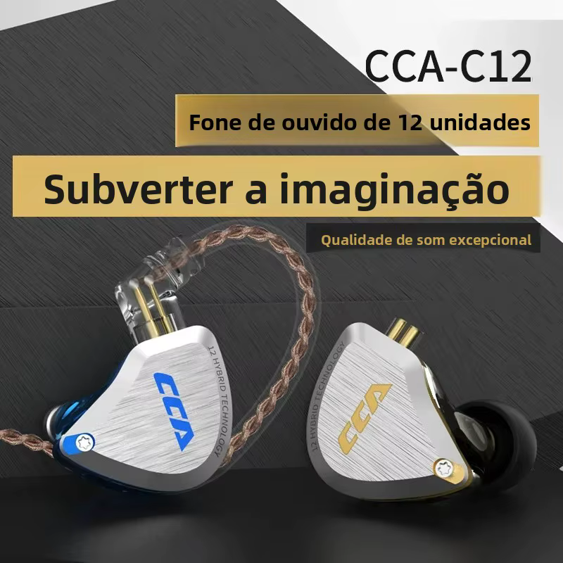 CCA C12 Fones de Ouvido Híbridos