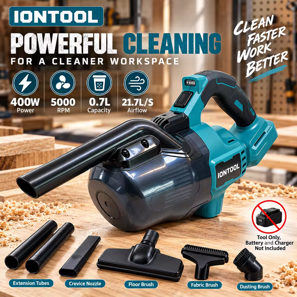 Aspirador Sem Fio IONTOOL 0.7L
