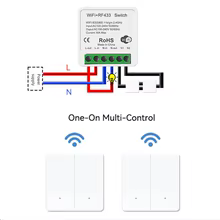 Interruptor Inteligente WiFi com Controle de Voz Thumbnail 1