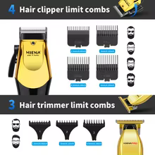 Kit Profissional HIENA PRO – Máquina de Cabelo 3 em 1 Thumbnail 2